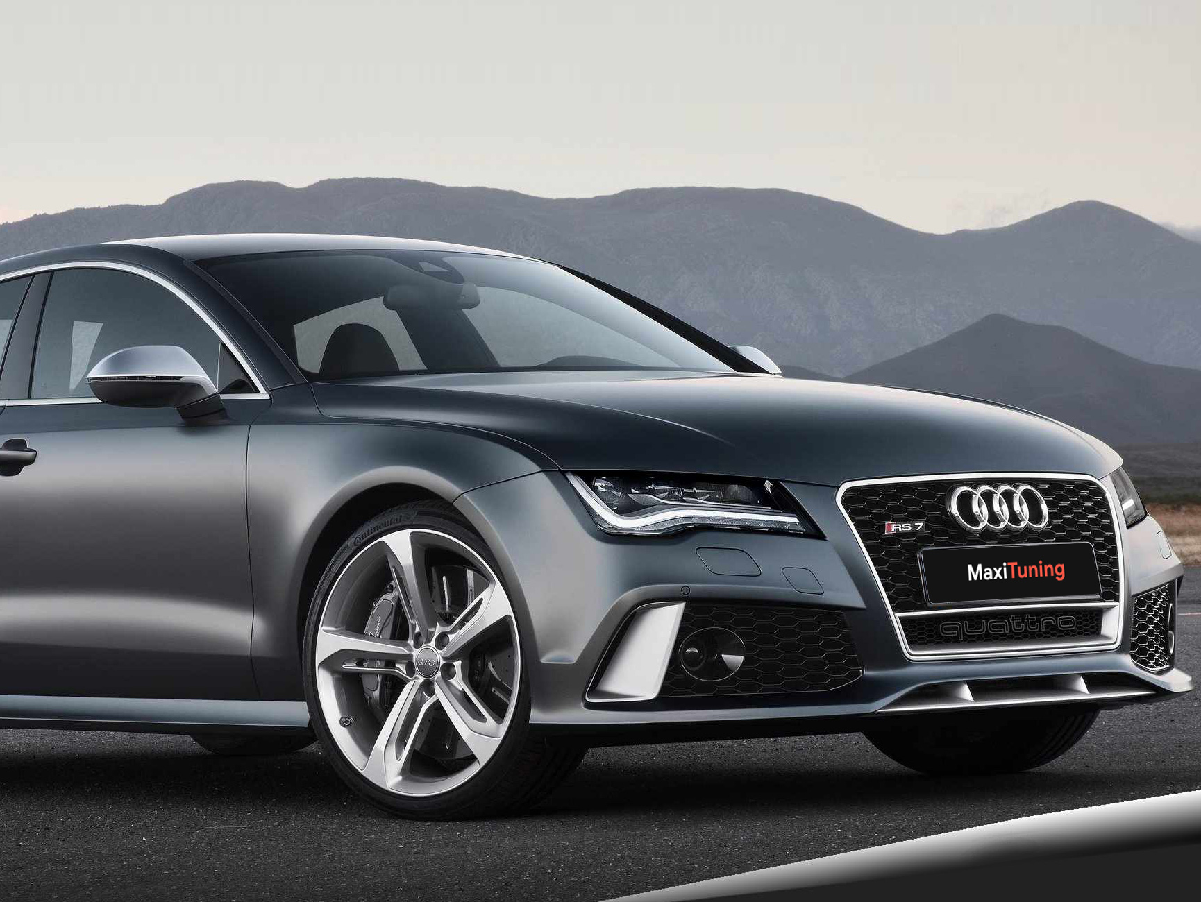 Audi A7 4G7 2010-2014 Front Grill, Honeycomb Grill, RS7 CHROME QUATTRO Style